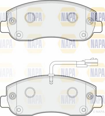 NAPA NBP1068 - Set placute frana,frana disc aaoparts.ro