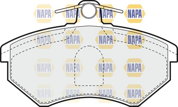 NAPA NBP1078 - Set placute frana,frana disc aaoparts.ro