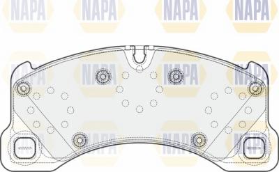 NAPA NBP1135 - Set placute frana,frana disc aaoparts.ro