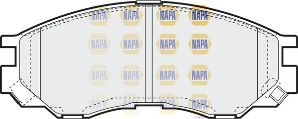 NAPA NBP1821 - Set placute frana,frana disc aaoparts.ro