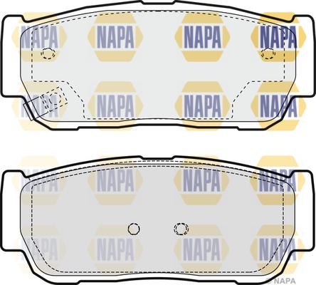 NAPA NBP1877 - Set placute frana,frana disc aaoparts.ro