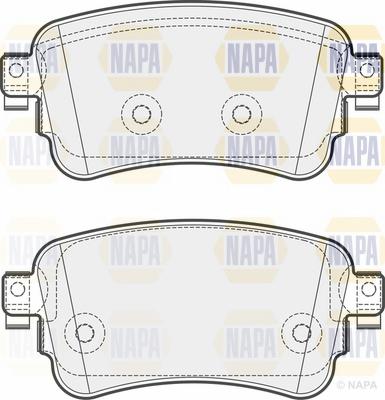 NAPA NBP1205 - Set placute frana,frana disc aaoparts.ro
