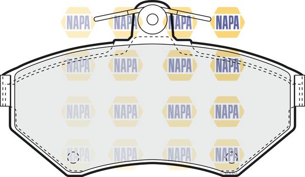NAPA NBP1216 - Set placute frana,frana disc aaoparts.ro
