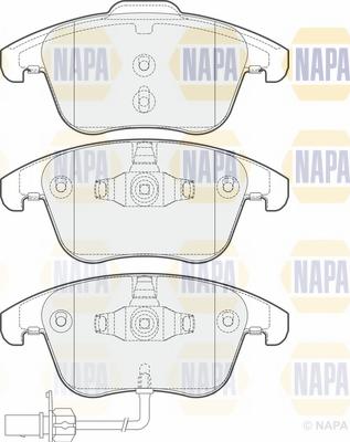 NAPA NBP1279 - Set placute frana,frana disc aaoparts.ro