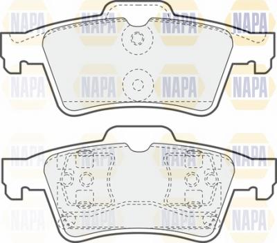 NAPA NBP1730 - Set placute frana,frana disc aaoparts.ro
