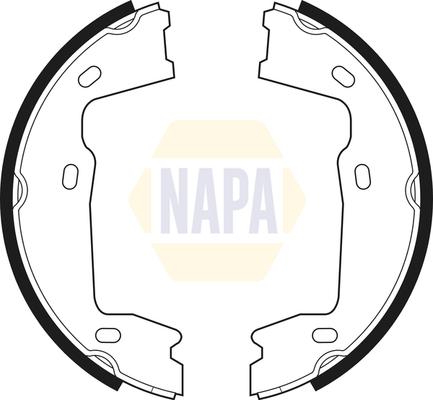 NAPA NBS5002 - Set saboti frana, frana de mana aaoparts.ro