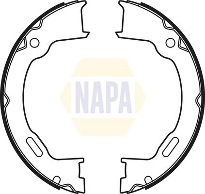 NAPA NBS5028 - Set saboti frana, frana de mana aaoparts.ro