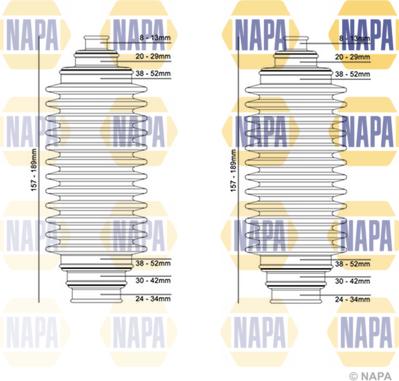NAPA NCB3001 - Ansamblu burduf, directie aaoparts.ro
