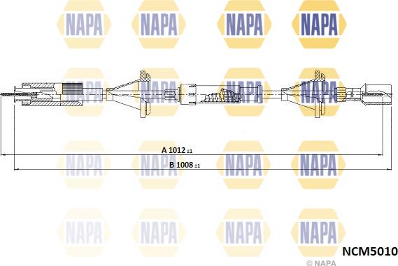 NAPA NCM5010 - Arbore tahometru aaoparts.ro