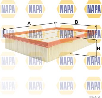 NAPA NFA1509 - Filtru aer aaoparts.ro
