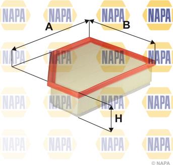 NAPA NFA1518 - Filtru aer aaoparts.ro