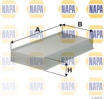 NAPA NFC4041 - Filtru, aer habitaclu aaoparts.ro