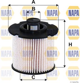 NAPA NFF2114 - Filtru combustibil aaoparts.ro