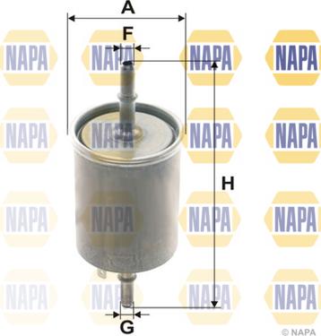 NAPA NFF2220 - Filtru combustibil aaoparts.ro