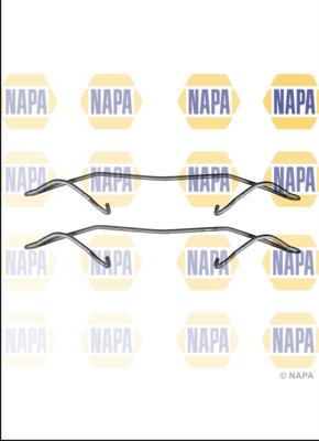 NAPA NFK1313 - Set accesorii, placute frana aaoparts.ro