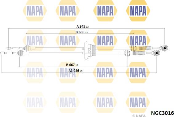 NAPA NGC3016 - Cablu,transmisie manuala aaoparts.ro