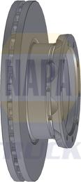 NAPA NTBD7055 - Disc frana aaoparts.ro