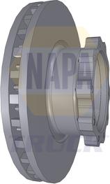 NAPA NTBD7087 - Disc frana aaoparts.ro