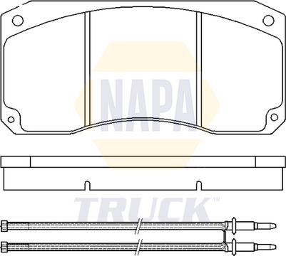 NAPA NTBP290431 - Set placute frana,frana disc aaoparts.ro
