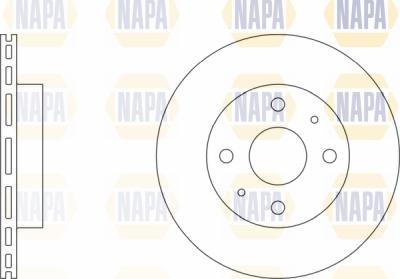 NAPA PBD8280 - Disc frana aaoparts.ro