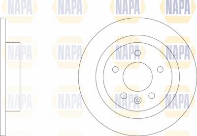 NAPA PBD8727 - Disc frana aaoparts.ro