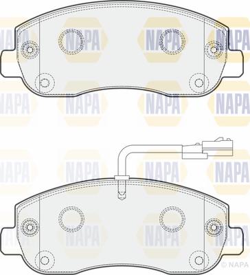 NAPA PBP7443 - Set placute frana,frana disc aaoparts.ro