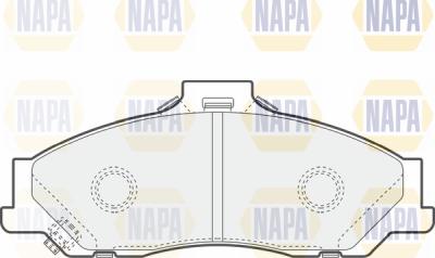 NAPA PBP7428 - Set placute frana,frana disc aaoparts.ro