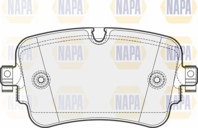 NAPA PBP7516 - Set placute frana,frana disc aaoparts.ro