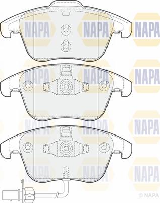 NAPA PBP7587 - Set placute frana,frana disc aaoparts.ro