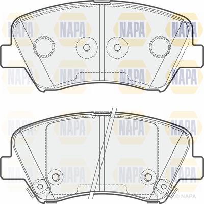 NAPA PBP7538 - Set placute frana,frana disc aaoparts.ro