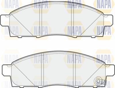 NAPA PBP7615 - Set placute frana,frana disc aaoparts.ro