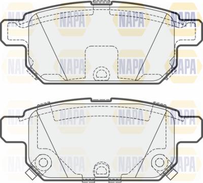 NAPA PBP7617 - Set placute frana,frana disc aaoparts.ro