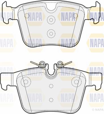 NAPA PBP7670 - Set placute frana,frana disc aaoparts.ro