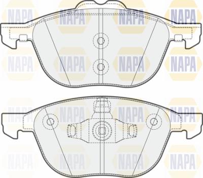 NAPA PBP7093 - Set placute frana,frana disc aaoparts.ro