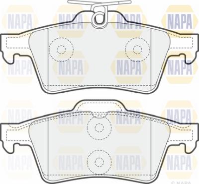 NAPA PBP7041 - Set placute frana,frana disc aaoparts.ro