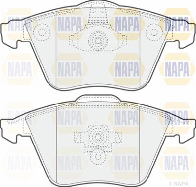 NAPA PBP7059 - Set placute frana,frana disc aaoparts.ro