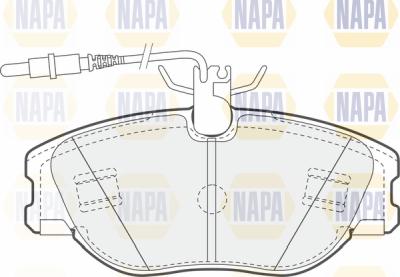 NAPA PBP7002 - Set placute frana,frana disc aaoparts.ro