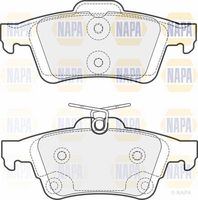 NAPA PBP7086 - Set placute frana,frana disc aaoparts.ro