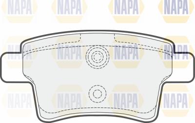 NAPA PBP7036 - Set placute frana,frana disc aaoparts.ro