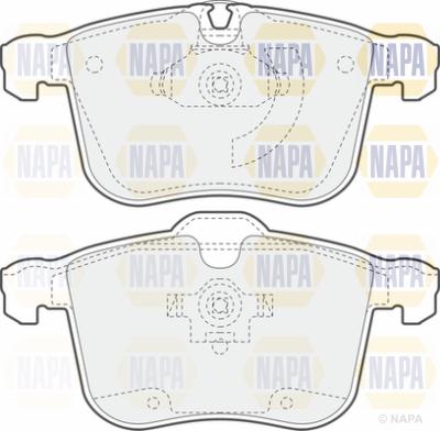 NAPA PBP7075 - Set placute frana,frana disc aaoparts.ro