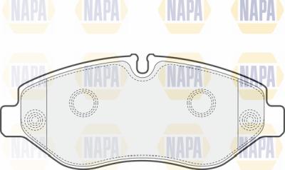 NAPA PBP7154 - Set placute frana,frana disc aaoparts.ro