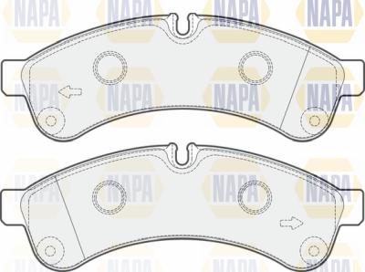 NAPA PBP7153 - Set placute frana,frana disc aaoparts.ro