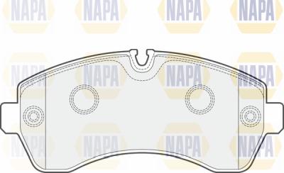NAPA PBP7161 - Set placute frana,frana disc aaoparts.ro
