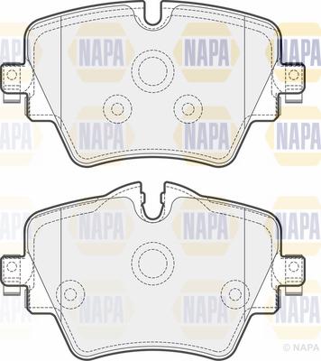 NAPA PBP7311 - Set placute frana,frana disc aaoparts.ro