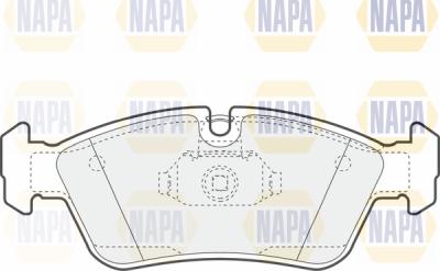 NAPA PBP7318 - Set placute frana,frana disc aaoparts.ro