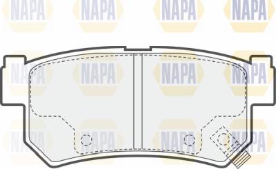 NAPA PBP7297 - Set placute frana,frana disc aaoparts.ro