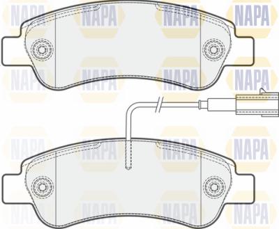NAPA PBP7282 - Set placute frana,frana disc aaoparts.ro