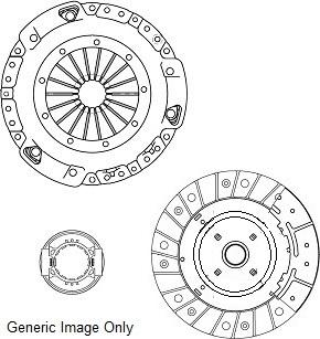 NATIONAL CK9533 - Set ambreiaj aaoparts.ro