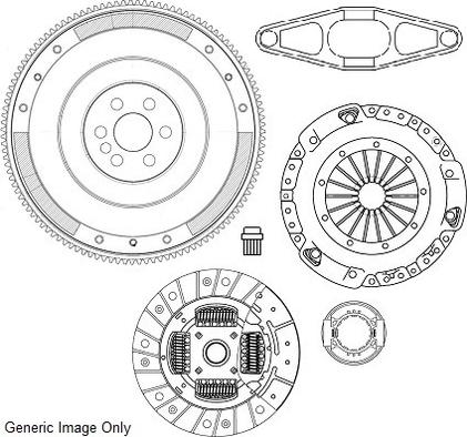 NATIONAL CK10256F - Kit de modificare, ambreiaj aaoparts.ro