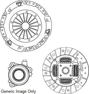 NATIONAL CK10049-61 - Set ambreiaj aaoparts.ro